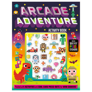 Product image 1 of Arcade Adventure, a sticker activity book for ages 4+, by Make Believe Ideas.