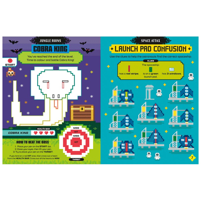 Product image 7 of Arcade Adventure, a sticker activity book for ages 4+, by Make Believe Ideas.
