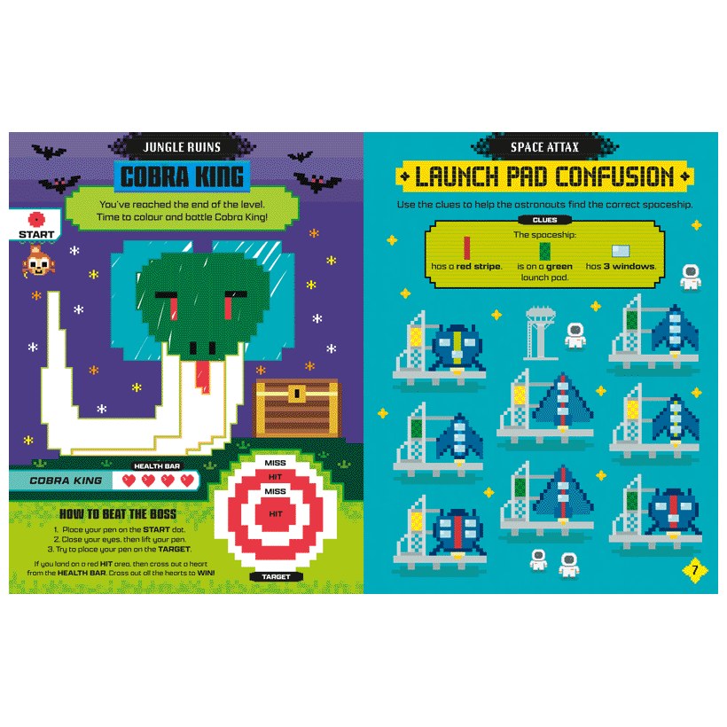 Product image 8 of Arcade Adventure, a sticker activity book for ages 4+, by Make Believe Ideas.