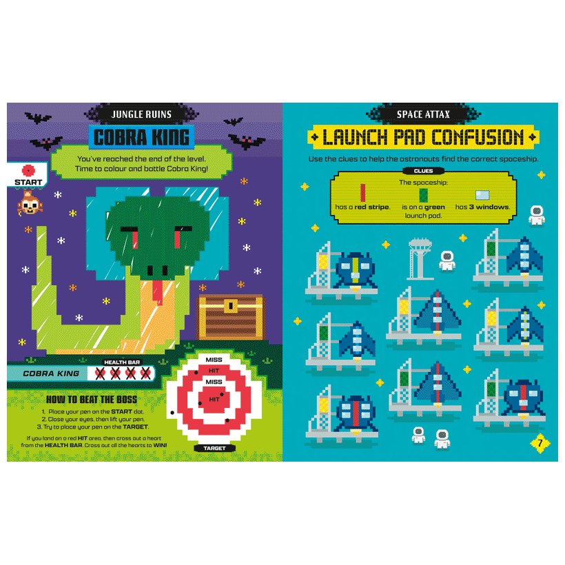 Product image 10 of Arcade Adventure, a sticker activity book for ages 4+, by Make Believe Ideas.
