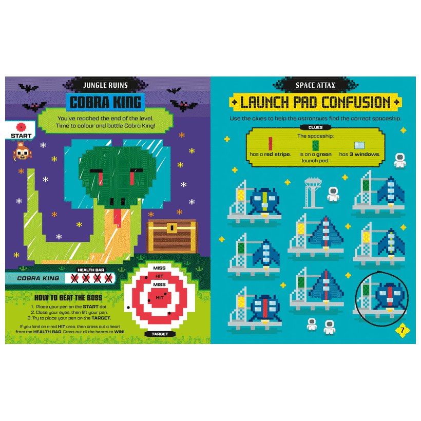 Product image 11 of Arcade Adventure, a sticker activity book for ages 4+, by Make Believe Ideas.