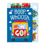 Product image 1 of Beep, Whoosh, GO!, a board book for ages 0+, by Make Believe Ideas.