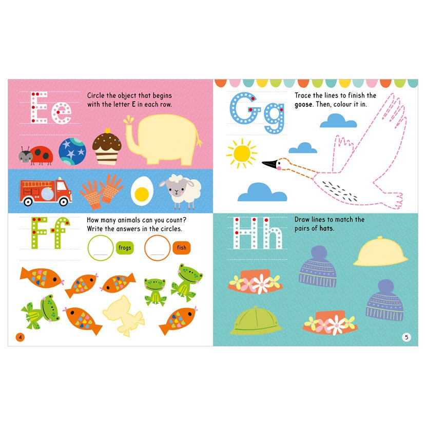 Product image 3 of Big Stickers for Little Hands ABC, a sticker activity book for ages 3+, by Make Believe Ideas.