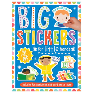 Product image 1 of Big Stickers for Little Hands All About Me, a sticker activity book for ages 3+, by Make Believe Ideas.