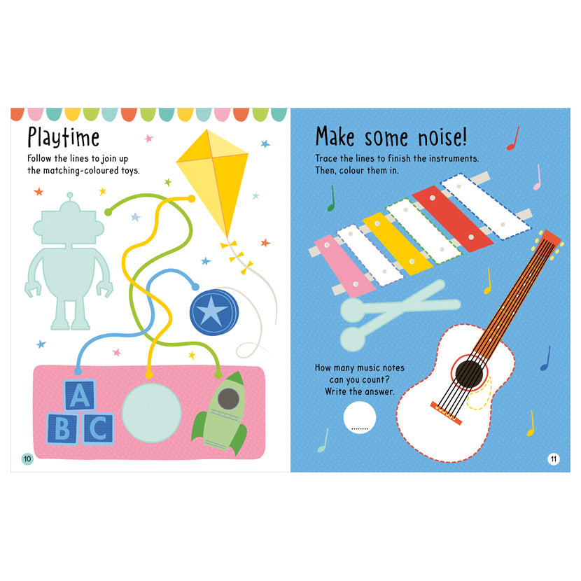 Product image 2 of Big Stickers for Little Hands All About Me, a sticker activity book for ages 3+, by Make Believe Ideas.
