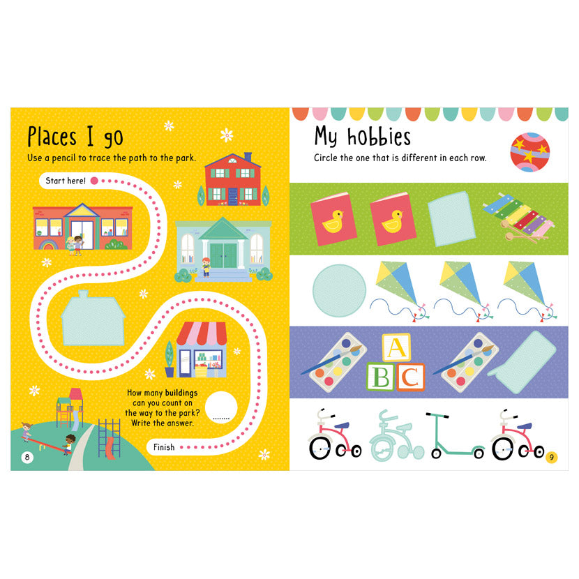 Product image 3 of Big Stickers for Little Hands All About Me, a sticker activity book for ages 3+, by Make Believe Ideas.