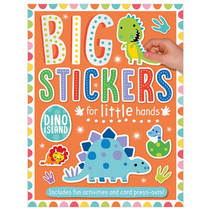 Product image 1 of Big Stickers for Little Hands Dinosaur Island, a sticker activity book for ages 3+, by Make Believe Ideas.