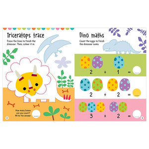 Product image 2 of Big Stickers for Little Hands Dinosaur Island, a sticker activity book for ages 3+, by Make Believe Ideas.