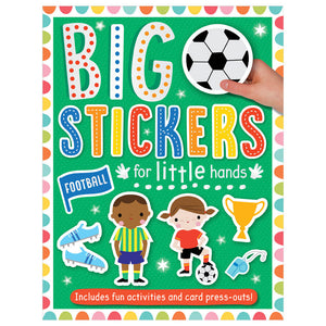 Product image 1 of Big Stickers for Little Hands Football, a sticker activity book for ages 3+, by Make Believe Ideas.