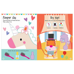 Product image 2 of Big Stickers for Little Hands Magical Unicorns, a sticker activity book for ages 3+, by Make Believe Ideas.
