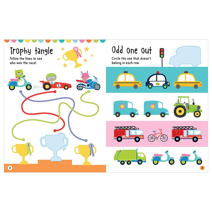 Product image 2 of Big Stickers for Little Hands Mighty Machines, a sticker activity book for ages 3+, by Make Believe Ideas.