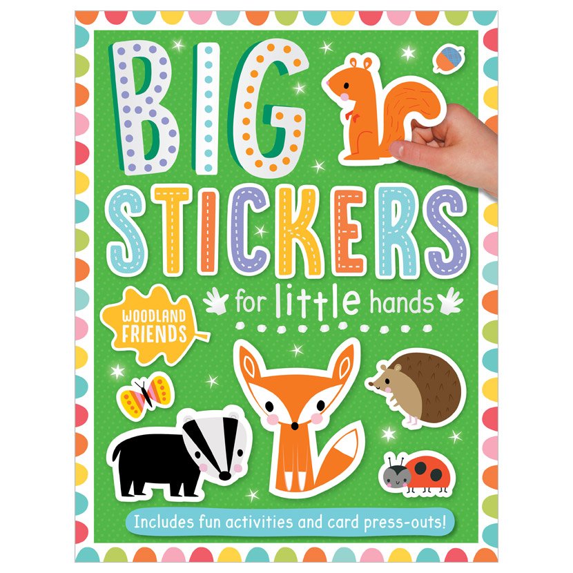 Product image 1 of Big Stickers for Little Hands Woodland Friends, a sticker activity book for ages 3+, by Make Believe Ideas.