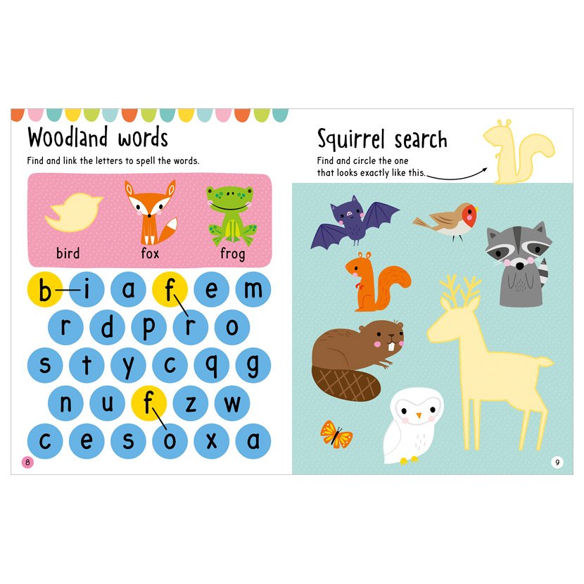 Product image 2 of Big Stickers for Little Hands Woodland Friends, a sticker activity book for ages 3+, by Make Believe Ideas.