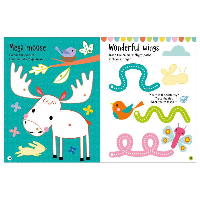 Product image 3 of Big Stickers for Little Hands Woodland Friends, a sticker activity book for ages 3+, by Make Believe Ideas.