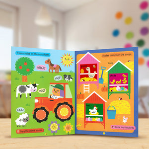 Product image 4 of Big Stickers for Toddler Hands: Animals, a sticker activity book for ages 2+, by Make Believe Ideas.