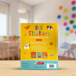 Product image 6 of Big Stickers for Toddler Hands: Animals, a sticker activity book for ages 2+, by Make Believe Ideas.