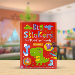 Product image 2 of Big Stickers for Toddler Hands: Dinosaurs, a sticker activity book for ages 2+, by Make Believe Ideas.