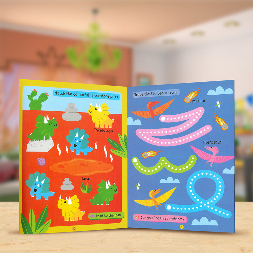 Product image 3 of Big Stickers for Toddler Hands: Dinosaurs, a sticker activity book for ages 2+, by Make Believe Ideas.