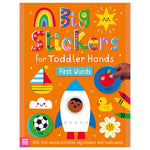 Product image 1 of Big Stickers for Toddler Hands: First Words, a sticker activity book for ages 2+, by Make Believe Ideas.