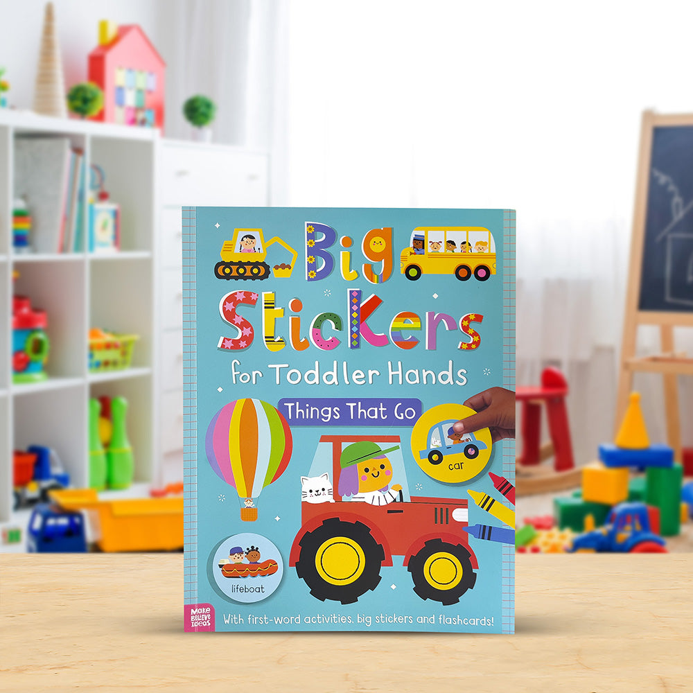 Product image 2 of Big Stickers for Toddler Hands Pack, a pack for ages 2+, by Make Believe Ideas.