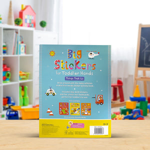 Product image 6 of Big Stickers for Toddler Hands: Things That Go, a sticker activity book for ages 2+, by Make Believe Ideas.