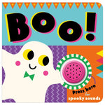 Product image 1 of Boo! Sound Board Book, a board book for ages 0+, by Make Believe Ideas.