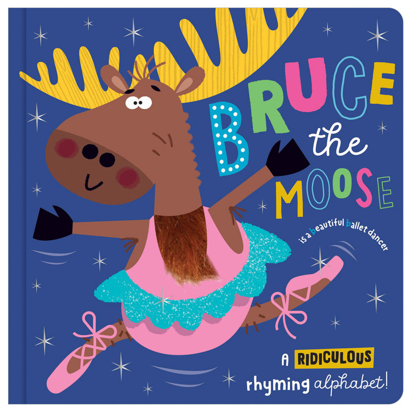 Product image 1 of Bruce the Moose, a board book for ages 0+, by Make Believe Ideas.