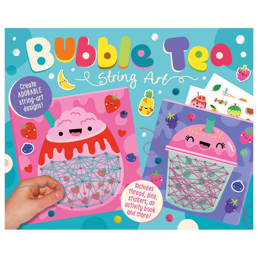 Product image 1 of Bubble Tea String Art, a box set for ages 6+, by Make Believe Ideas.