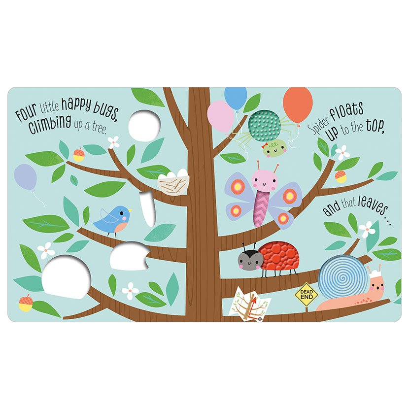 Product image 3 of Busy Bees Five Little Bugs, a board book for ages 0+, by Make Believe Ideas.