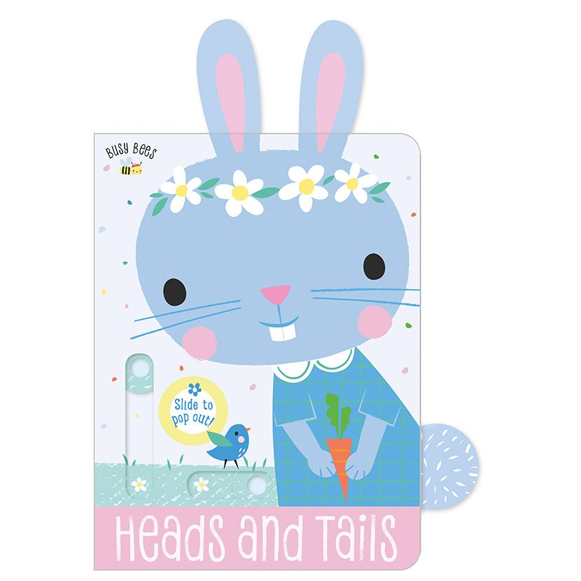Product image 1 of Busy Bees Heads and Tails, a board book for ages 18 months+, by Make Believe Ideas.