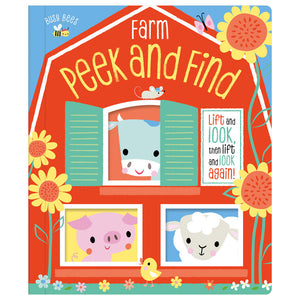Product image 1 of Busy Bees Peek and Find Farm, a board book for ages 0+, by Make Believe Ideas.