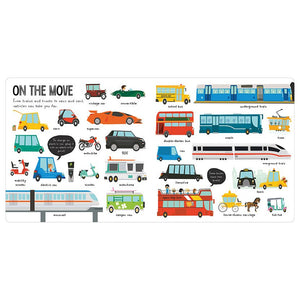 Product image 2 of Busy Book of Things That Go, a board book for ages 0+, by Make Believe Ideas.
