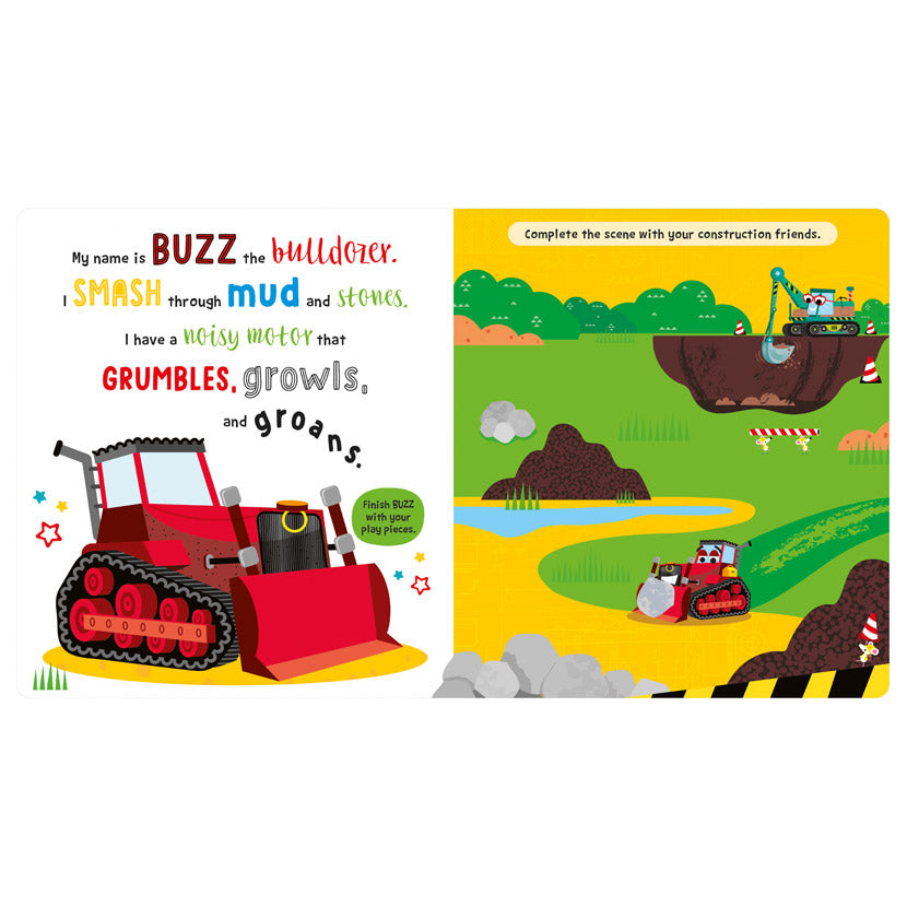 Product image 3 of Busy Builders, a board book for ages 3+, by Make Believe Ideas.