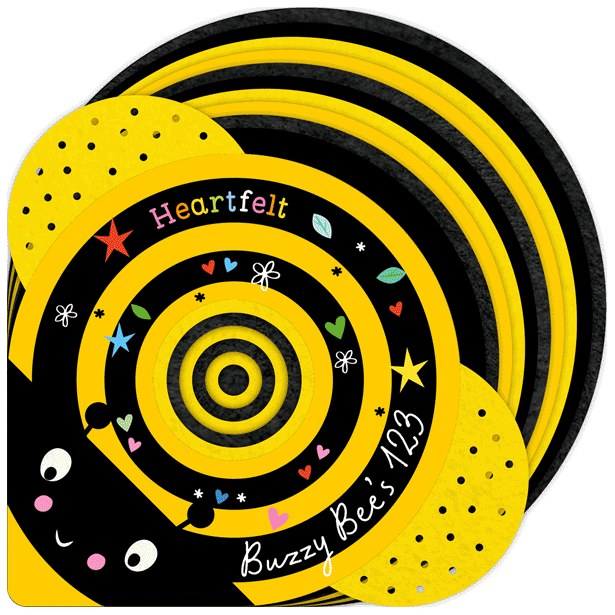 Product image 1 of Buzzy Bee's 123, a board book for ages 0+, by Make Believe Ideas.