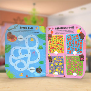 Product image 3 of Capybara Club Activity Book, a sticker activity book for ages 4+, by Make Believe Ideas.