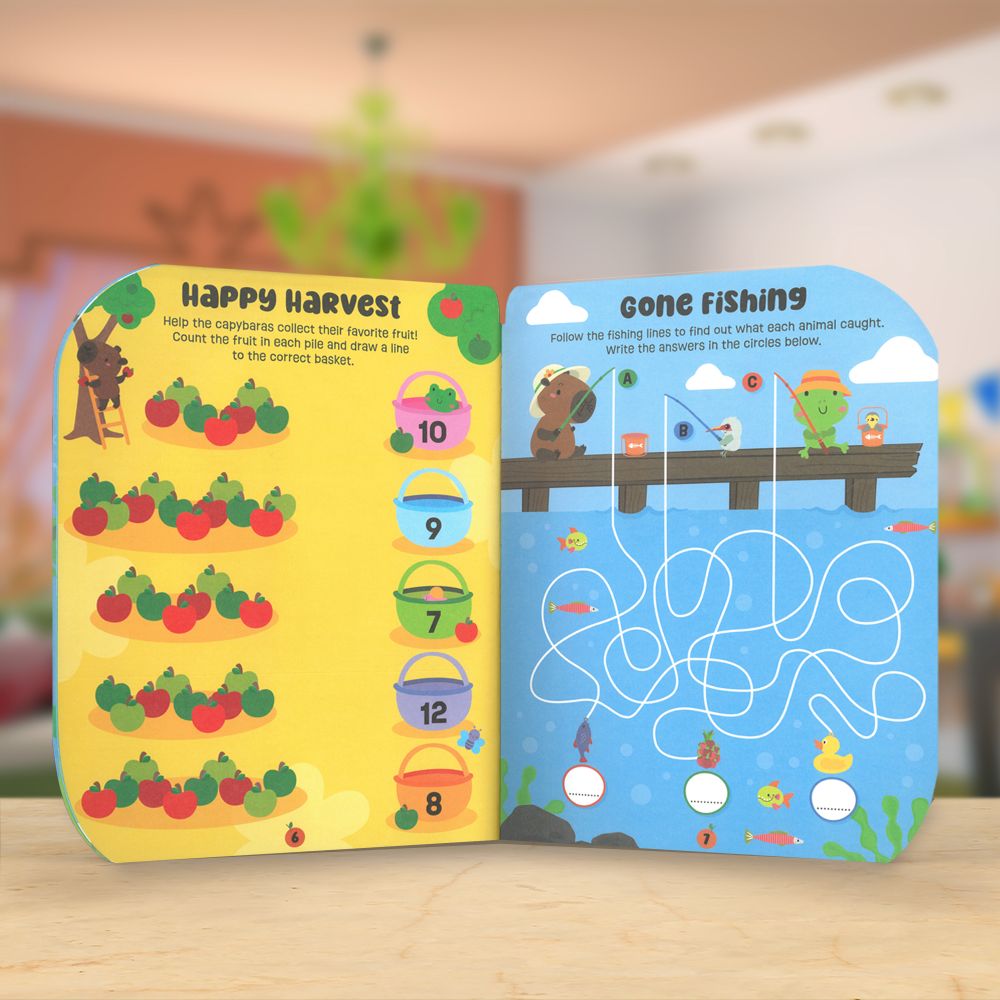 Product image 5 of Capybara Club Activity Book, a sticker activity book for ages 4+, by Make Believe Ideas.
