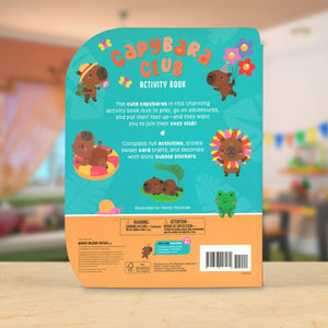 Product image 6 of Capybara Club Activity Book, a sticker activity book for ages 4+, by Make Believe Ideas.