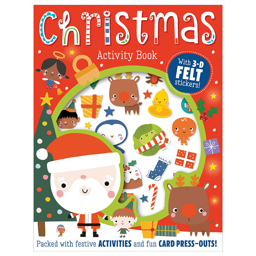 Product image 1 of Christmas Felt Stickers Activity Book, a sticker activity book for ages 3+, by Make Believe Ideas.