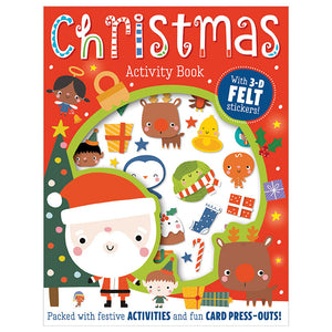 Product image 1 of Christmas Felt Stickers Activity Book, a sticker activity book for ages 3+, by Make Believe Ideas.