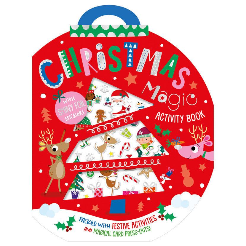 Product image 1 of Christmas Magic Activity Book, a sticker activity book for ages 4+, by Make Believe Ideas.