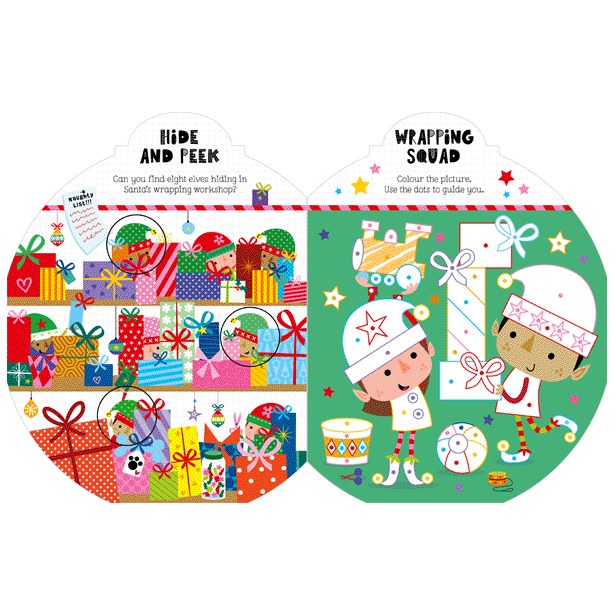 Product image 6 of Christmas Magic Activity Book, a sticker activity book for ages 4+, by Make Believe Ideas.