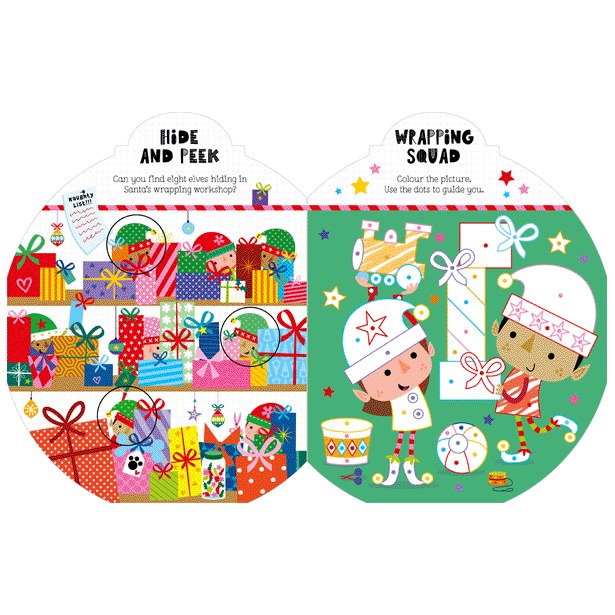 Product image 7 of Christmas Magic Activity Book, a sticker activity book for ages 4+, by Make Believe Ideas.