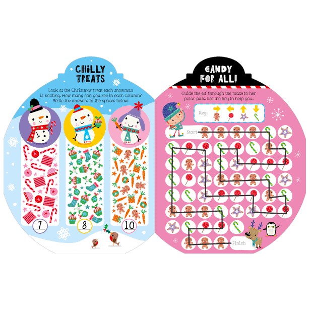 Product image 13 of Christmas Magic Activity Book, a sticker activity book for ages 4+, by Make Believe Ideas.