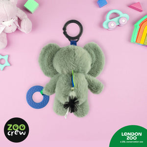 Product image 3 of Clip & Go Elephant, a plush toy for ages 0+, by Make Believe Ideas.