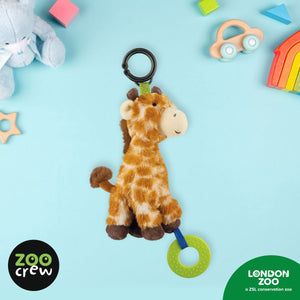 Product image 2 of Clip & Go Giraffe, a plush toy for ages 0+, by Make Believe Ideas.