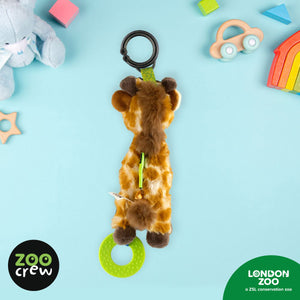 Product image 3 of Clip & Go Giraffe, a plush toy for ages 0+, by Make Believe Ideas.