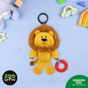 Product image 2 of Clip & Go Lion, a plush toy for ages 0+, by Make Believe Ideas.