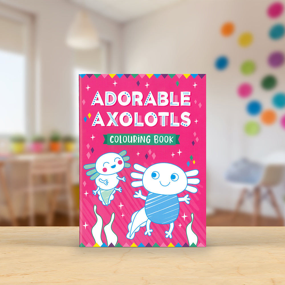 Product image 4 of Colour Your Own Axolotl Squishy, a box set for ages 3+, by Make Believe Ideas.