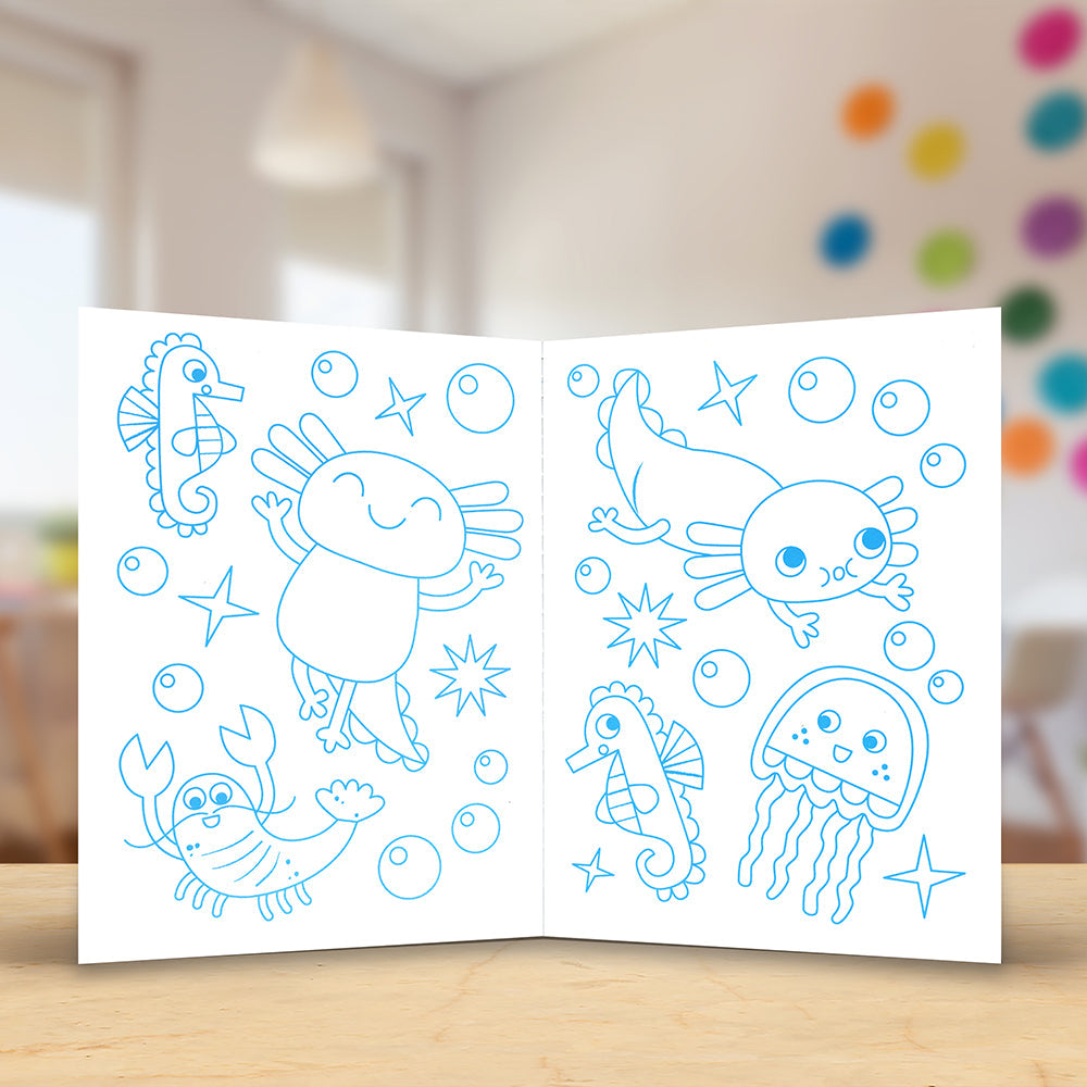 Product image 5 of Colour Your Own Axolotl Squishy, a box set for ages 3+, by Make Believe Ideas.