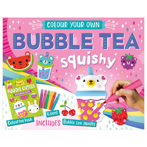 Product image 1 of Colour Your Own Bubble Tea Squishy, a box set for ages 3+, by Make Believe Ideas.